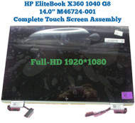 HP EliteBook x360 1040 G7 14" LCD Touch Screen Complete Assembly M16038-001