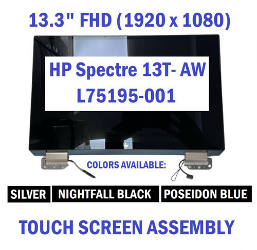 L75193-001 HP SPECTRE X360 13-AW2010CA 13T-AW200 LCD Display TS Whole Hinge Up