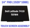 0M9HV Assembly LCD HUD CF 6R FHDTS LD74V. Laptop LCD Display Assembly