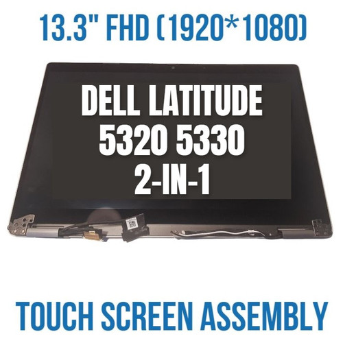Dell OEM Latitude 5320 2-in-1 13.3" FHD LCD Complete Touch Assembly 4CPD5