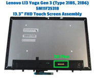 Lenovo 5M11F25318 13.3" FHD Touch Screen Assembly