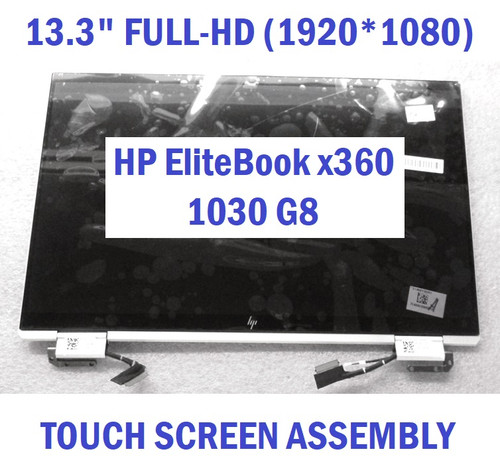 LCD 13.3" LED Screen Assembly HP Elitebook x360 1030 Model G8 G7 Laptop