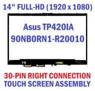 Asus Tp420ia-2k 14.0" fhd/g/t/vwv 90nb0rn1-r20010 Screen Display