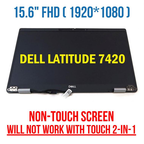 Genuine Dell Latitude 7420 14" Fhd Wva Non Touch LCD Screen Assembly W0r36
