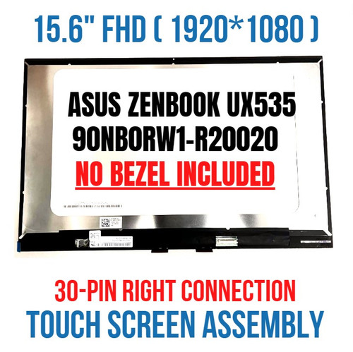 ASUS Zenbook Pro 15 UX535L NV156FHM-N62 V8.1 15.6" FHD Touch Screen Assembly