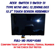 12.2" LCD touch Screen Frame assembly ACER SWITCH 3 SW312-31P N17H1 2160X1440