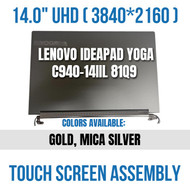 Genuine Lenovo Yoga C940-14IIL 14" LCD Touch Screen Assembly 81Q9002GUS Gray