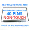 144hz IPS 72%NTSC 15.6" FHD LCD Screen B156HAN08.0 display eDP 40 Pin Non Touch