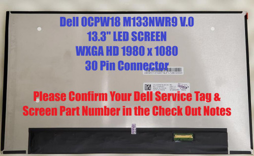 13.3" Led Lcd Screen Dell Latitude 3301 5300 5310 5320 laptop YTXJK G50X6