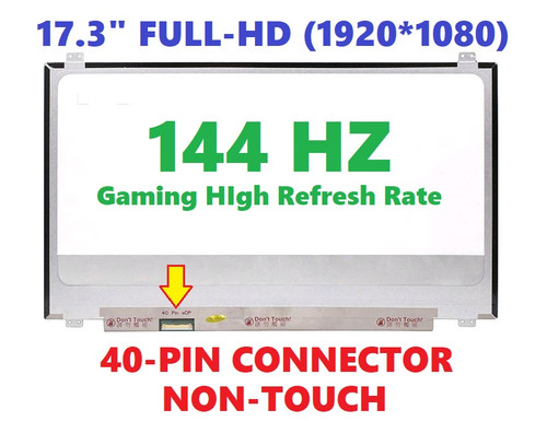 17.3" 1080p Laptop LCD Screen IPS Display B173HAN03.0 B173HAN03.2 144Hz 72% NTSC