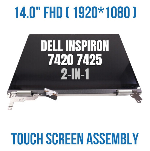 Dell Inspiron 14 7420 2-in-1 14" FHD Touch screen Assembly HWY0J Silver