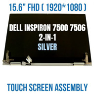 Dell Inspiron 7506 2-in-1 Silver 15.6" Fhd Touch Wva Lcd Screen Assembly Rykp9