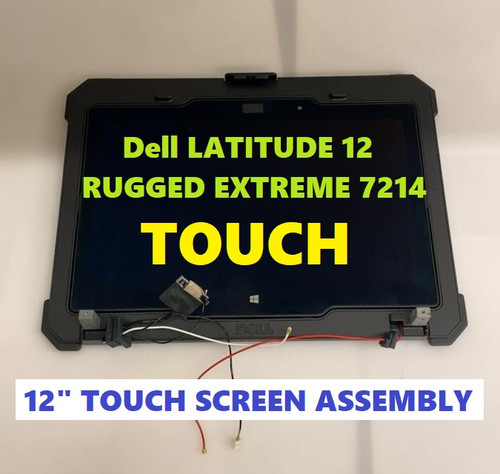 11.6" Touch screen Display Complete Assembly Dell Latitude 12 Extreme 7204 7214