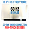 13.3" OLED IPS Display Panel LCD Screen ATNA33XC11-0 SDC4158 1920x1080 30 Pin