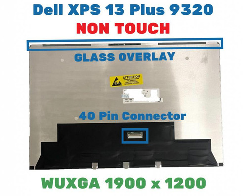 13.4" WUXGA LAPTOP LCD Screen Glass Cover ASSEMBLY LQ134N1JW01 0J87XJ Non Touch