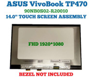 TP470 Assembly Asus VivoBook Flip 14 TP470E TP470EZ LCD Panel Touch Screen 14.0" Laptop FHD 1920x1080