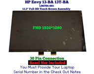 L96792-001 SPS LCD PANEL13.3 Bezel FHDPVCYNTS Night Fall Black Monitor Display 13T-BA