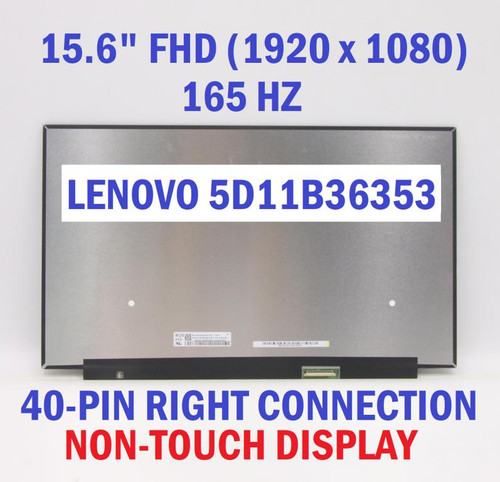 New LCD Screen BOE NV156FHM-NY8 V8.0 V8.1 165Hz 40 Pin Lenovo fru 5D11B36353 FHD