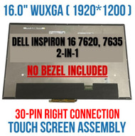 16.0" Dell Inspiron 16 7620 2-in-1 FHD LCD LED Touch Screen Digitizer Assembly