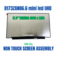 B173ZAN06.6 LCD Screen Panel 4K UHD 3840x2160 40 Pin Display New