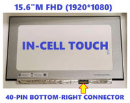 New 15.6" FHD LCD LED In-Cell Touch Screen NV156FHM-T0E V8.0 Display 40 Pin 1080P