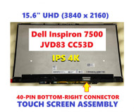 UHD LCD Touch Screen Assembly Dell Inspiron 15 7506 JVD83 0JVD83 B156ZAN03.5