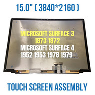 15.6" Microsoft Surface Laptop 3 1872 1873 LCD Touch Screen Assembly
