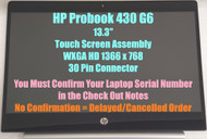 HP Probook 430 G6 LCD Display Screen Touch Screen Assembly Bezel L79435-001