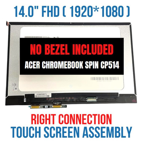 Acer Chromebook Spin CP514-1H 14" FHD LCD Touch Screen Assembly Display
