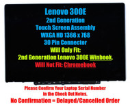 Lenovo 300e Winbook 2nd Gen Lcd Touch Screen Bezel 11.6" HD 5D10T45069 US