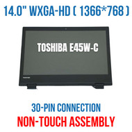 Toshiba Satellite E45W E45DW E45W-C4200X 14 Touch Digitizer Glass Bezel Assembly