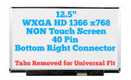 Samsung NP350U2B-A01US 12.5" WXGA HD SLIM LED LCD Screen