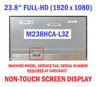 HP 24-K 24-K0215t L75160-J71 M238HCA-L3Z 24" Full Non Touch Screen Assembly