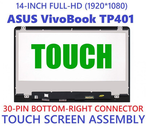 Asus Tp401ma-1a 14.0'us/fhd/g/t/vwv 90nb0iv1-r20010 Screen Display