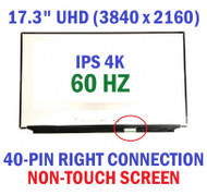 LCD Replacement Screen Display Panel B173ZAN03.0 17.3" 40 Pin 60HZ 3840x2160 4K