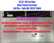FRU 00XG129 Lenovo LED LCD FHD Display Screen LTM238HL02 23.8" Non Touch