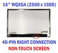 New 16.0" LCD LED Screen LG LP160WQ1-SPA1 (SP)(A1) QHD 2560x1600 40 Pin Non Touch