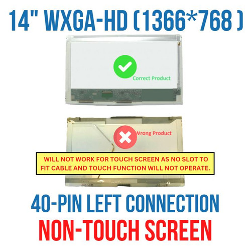 Laptop Lcd Screen For Panasonic Toughbook Cf-53 14.0" Wxga Hd B140xw01 V.9