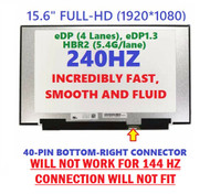 15.6" 240Hz IPS LCD Screen Panel LQ156M1JW04 LQ156M1JW03 LQ156M1JW16 LQ156M1JW26