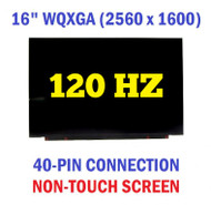 B160QAN02.H Led Lcd Screen 16" 2.5K 2560x1600 120Hz 40 Pin