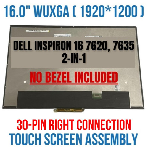 16:10 FHD+ LCD Touch Screen Assembly Dell Inspiron 16 7620 2-in-1 P119F001