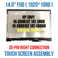 FHD LCD Touch Screen Digitizer Display Assembly Bezel HP ENVY 14-EB 14T-EB