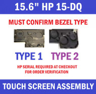 IPS FHD LCD Touch screen Digitizer Assembly Bezel HP Pavilion x360 15-dqxxx