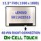 13.3" FHD IPS LCD On-Cell Touch Screen Display Panel NV133WUM-T00 BOE0980 40 pin