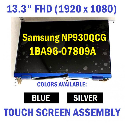 New 13.3" LCD Screen Touch Full top Assembly Samsung NP930QCG NT930QCG FHD Silver