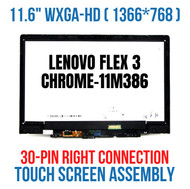 11.6" HD 1366x768 LCD Touch Screen Lenovo Flex 3 Chrome-11M836 82KM 5D10S39706