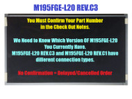 NEW M195FGE-L20 Rev.c1 Matte LCD LED Screen Panel 1600x900 30 Pin 19.5"