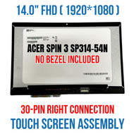 LCD Touch screen Digitizer Assembly Acer Spin 3 SP314-54N-53BF SP314-54N-77L5