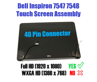 OEM Dell Inspiron 15 7000 7547 7548 15.6" Touch Screen Complete Display Assembly