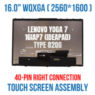 Lenovo Yoga 7 16IAH7 82UF0014US 82UF0015US Lcd Touch Screen Bezel 16" QHD 40 Pin